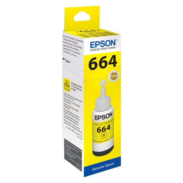 Epson T6644 L100/L200 70ml Sarı Mürekkep Epson